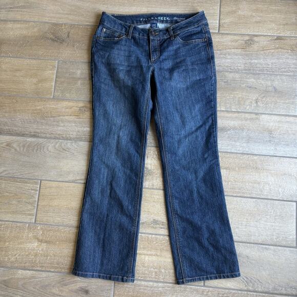Falls Creek Women's Size 6 Short Jeans Bootcut Denim Medium Wash - Picture 1 of 15